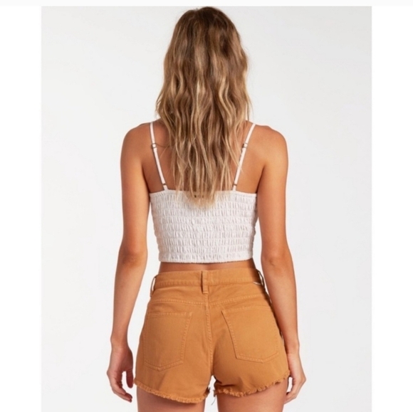 BILLABONG Driftaway Denim Shorts In Light Brown. Size 25 NWT - Picture 5 of 11